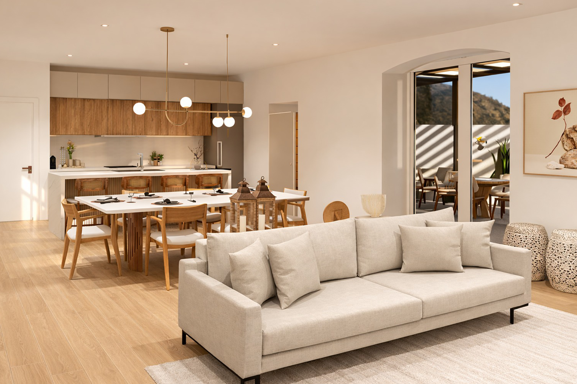 Vista principal da moradia em Porto de Mós